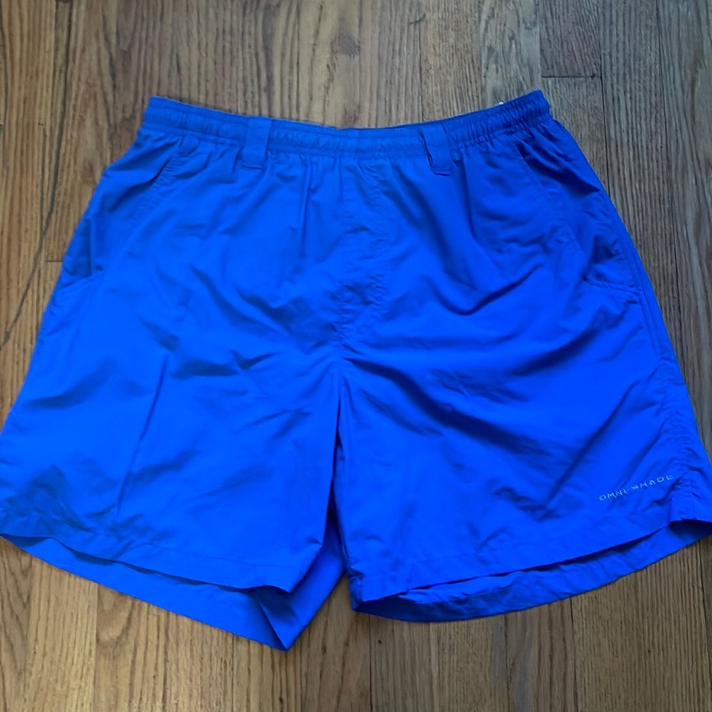 MENS MEDIUM BLUE PFG NETTED SHORTS